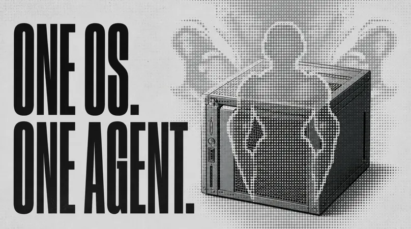 One persistent agent aligned with one operating system machine