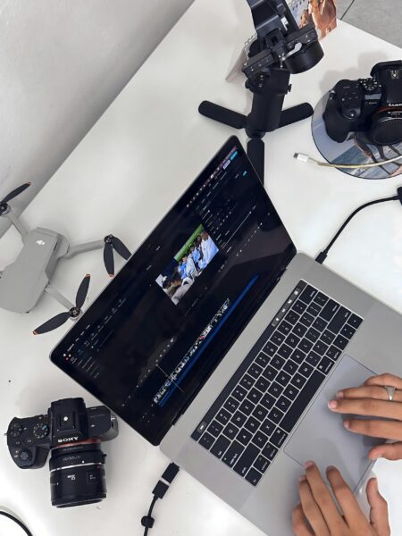 Expert video editor performing high ticket course funnel services USA for real estate sales videos.