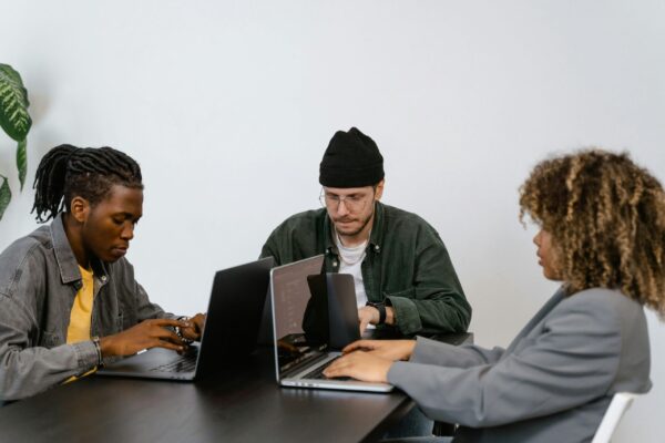 A real estate course marketing agency team in the USA planning a high-converting Meta ads funnel.